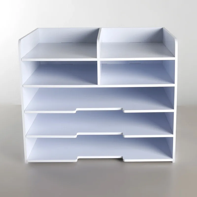 Multi Function Desk Organizer Diy File Tray Desktop Storage Rack