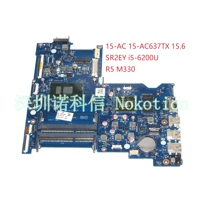 ASL50 LA C921P 828187 601 001 501 Материнская плата для ноутбука HP 15 AC AC637TX i5 6200U R5 M330
