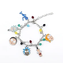 Рик и Морти серия аниме Лето Смит Санчез Косплей риторно Futuro браслет Рик и Морти персонажи талисманы браслет