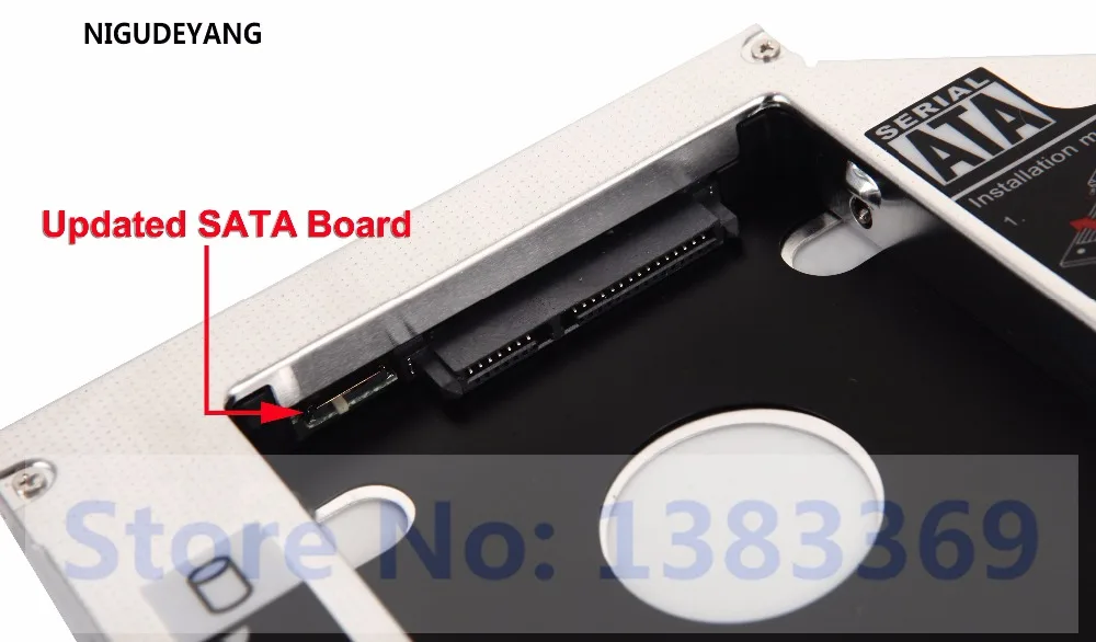 NIGUDEYANG SATA 2nd жесткий диск HDD твердотельный диск Caddy адаптер для hp dv7-6135dx dv7-4050ed AD-7701H TS-L633J