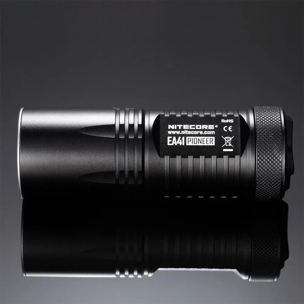 NITECORE EA41 наружный фонарик CREE XM L2 U2 max 1020 люмен ручной свет дальность луча 335 метров AA