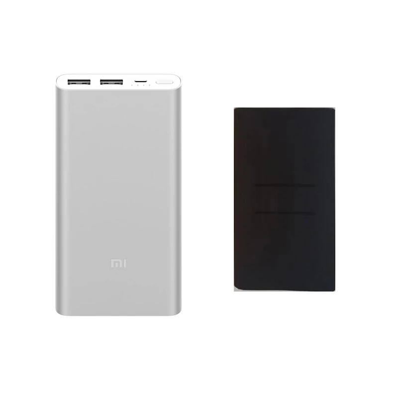 xiaomi mi power bank 2s 10000 mAh power Bank Быстрая Зарядка power Bank 10000 mAh 18W USB выход внешний аккумулятор F22 - Цвет: Silver Add Black