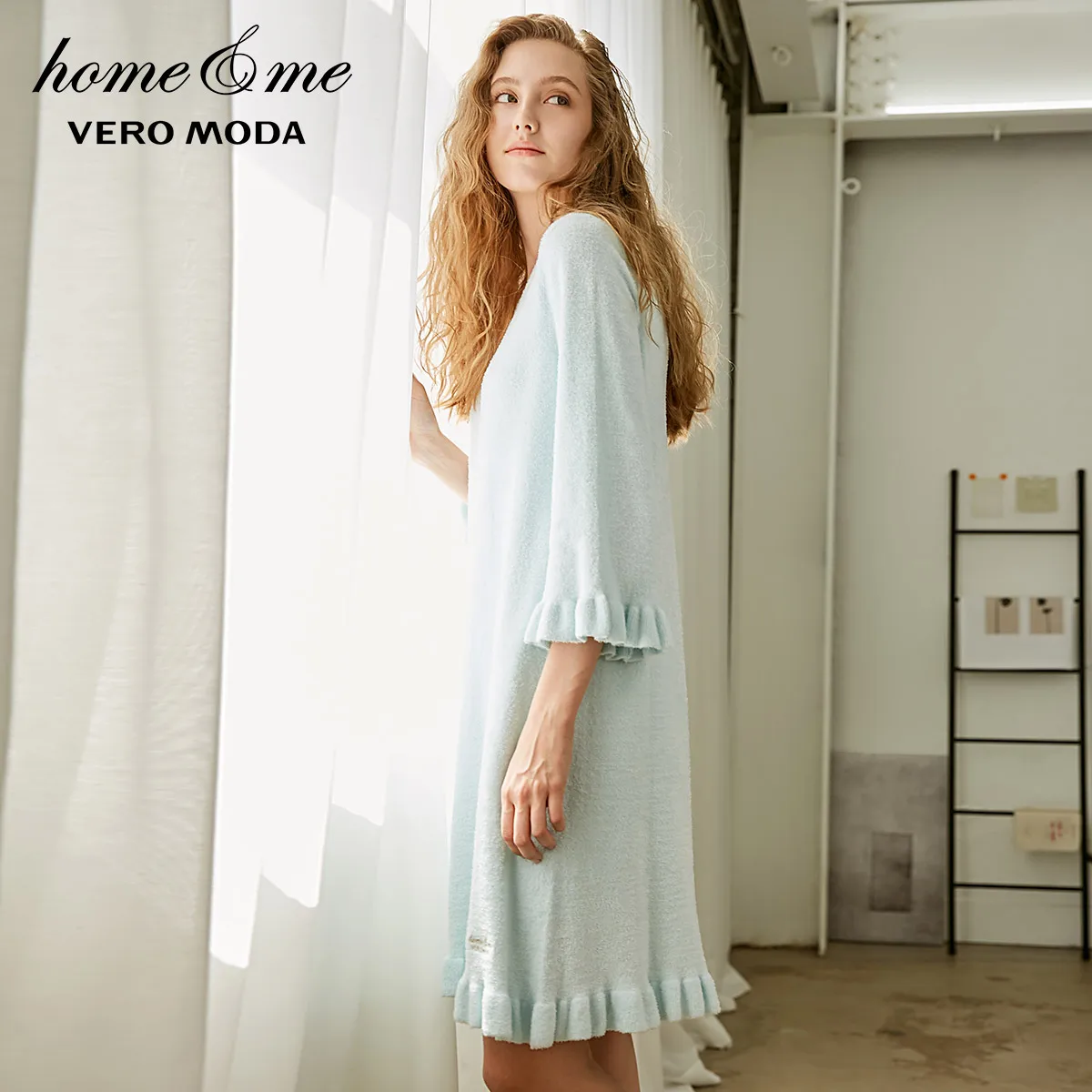 Vero Moda платье женское Новое гофрированное вечернее платье | 318346539 - Цвет: Soothing sea