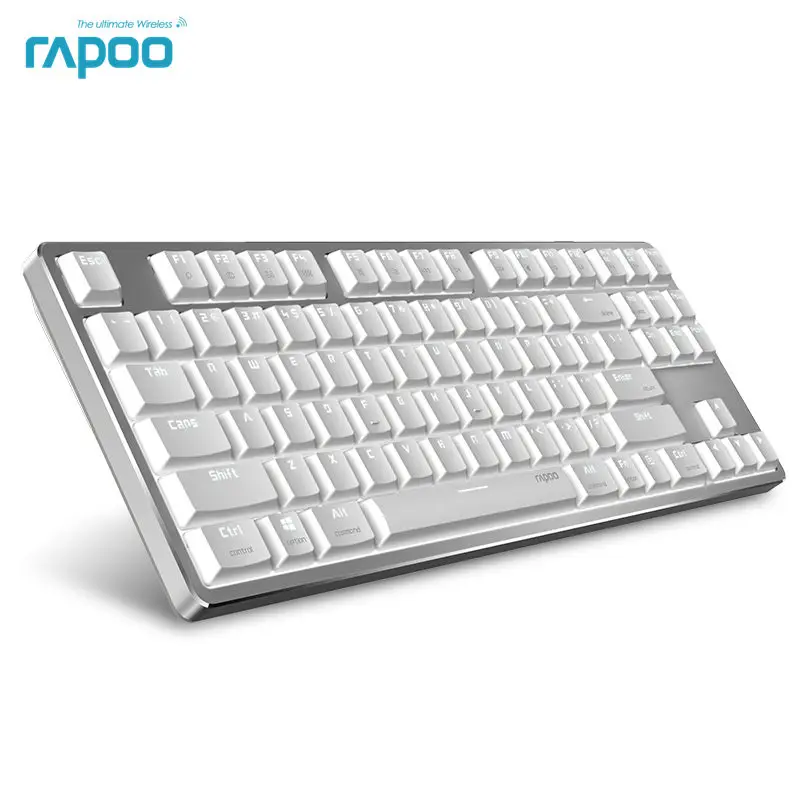 Новая офисная Механическая игровая клавиатура Rapoo с подсветкой для двойной