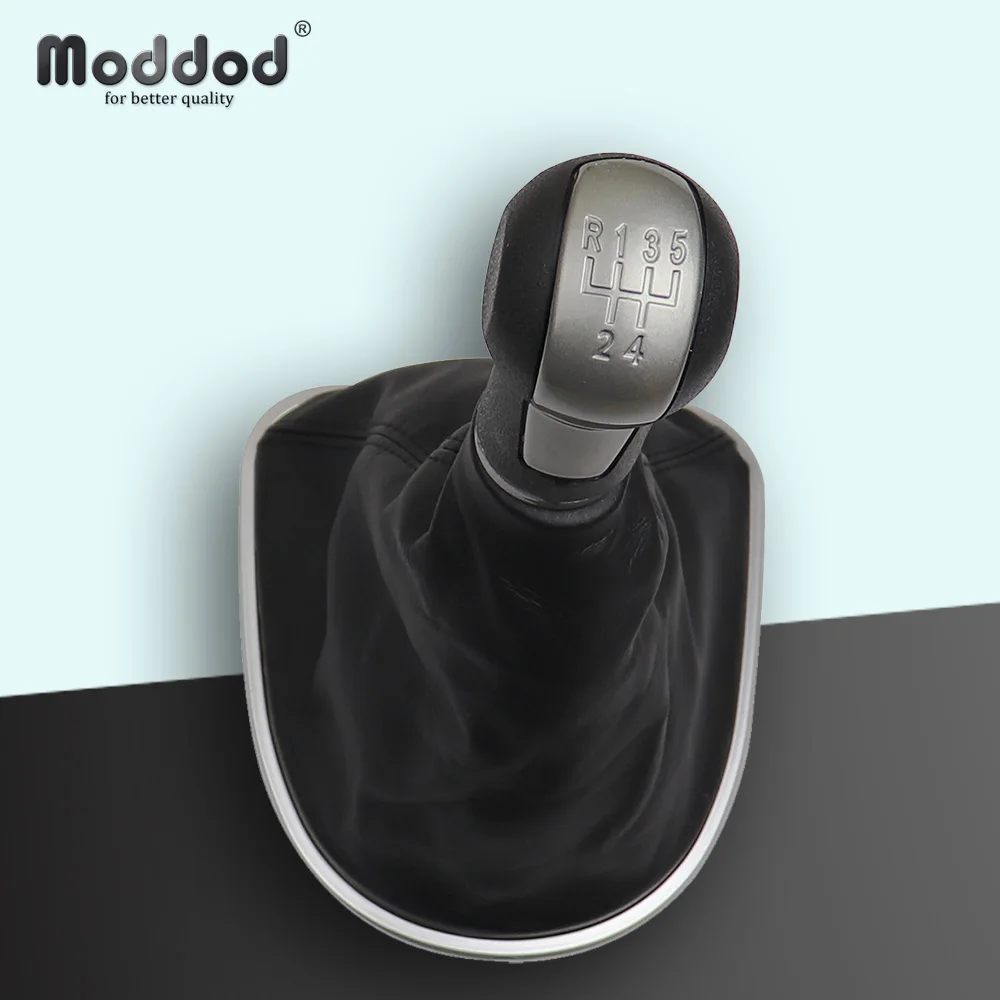 

5/6 Speed Gear Shift Knob for Seat Leon II Altea Toledo III With Gaitor Boot Cover Sticker Lever Frame Shifter