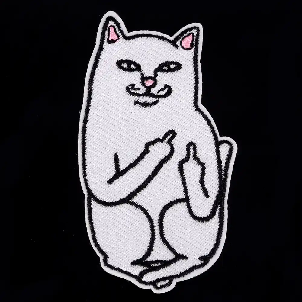 Кот показывает фак