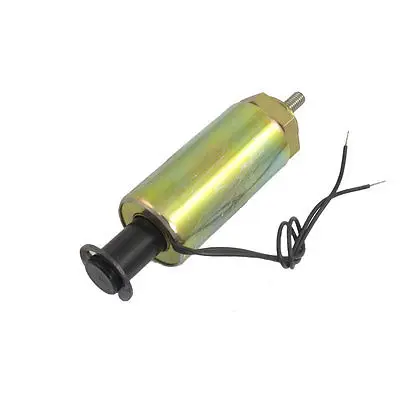 DC 24 В 1.2A 18 мм ход 300gf сила нажимного типа трубчатый Электромагнит XWJ