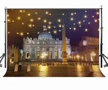 150x220cm City Night View Backdrop Modern Building Scenery Background Studio Props