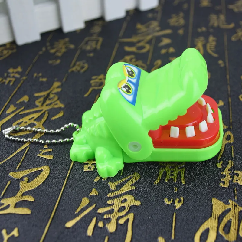 2 шт. двойная игра крокодил Рот дантист кусает палец игрушка рандомная