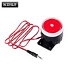 KERUI Mini bocina de sirena con cable para sistema de seguridad inalámbrico de alarma para el hogar 120 dB sirena fuerte ► Foto 1/6