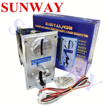 

Arcade Weiya coin acceptor CPU coin selector Electronic Mechanism mech for Arcade Games Machines Accessory Parts