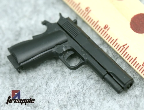 1:6 M1911 A1 пистолет Модель для 1" фигурка пластиковая черный солдат Оружие Игрушка