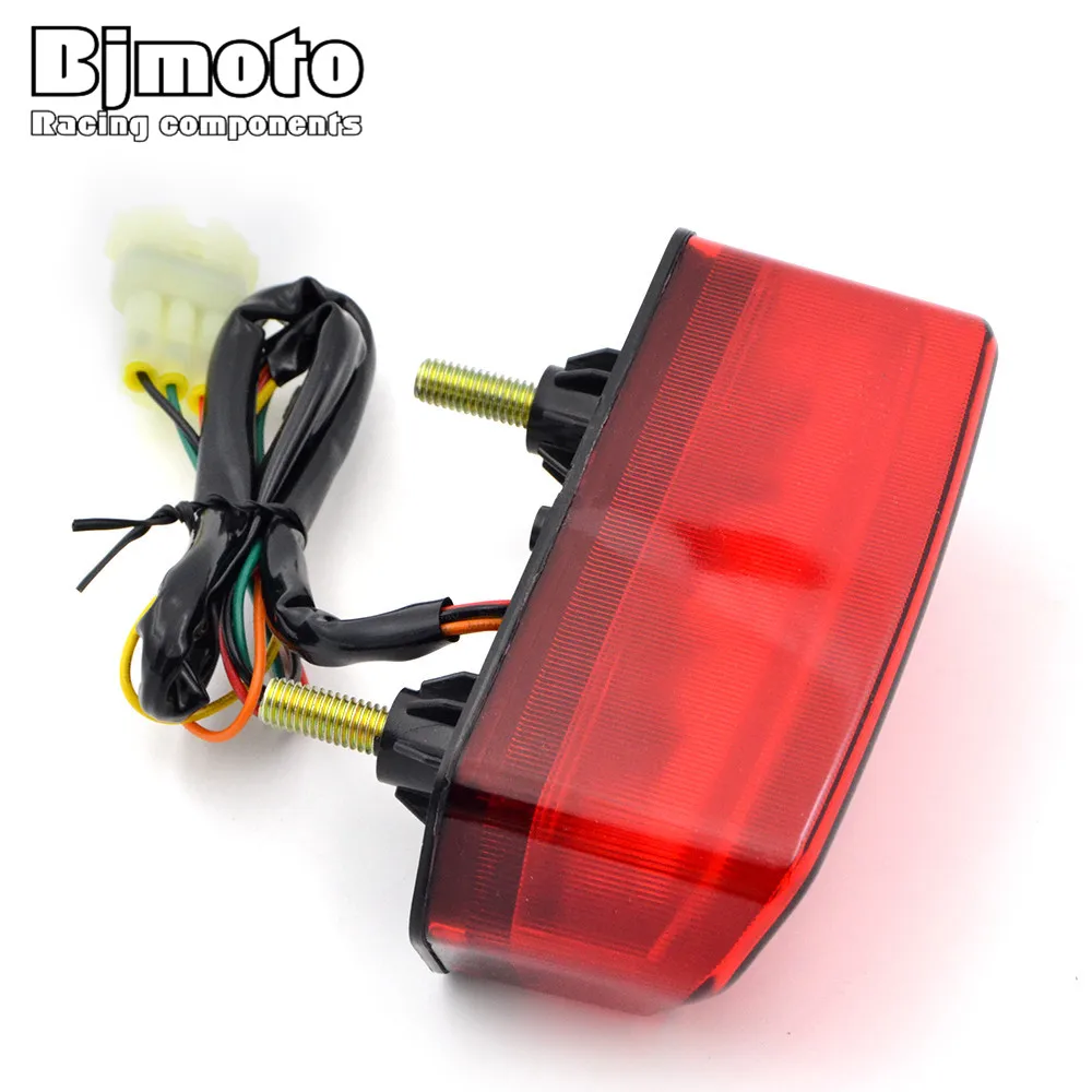 BJMOTO универсальные Встроенные светодиоды в мотоцикл задний тормоз ...