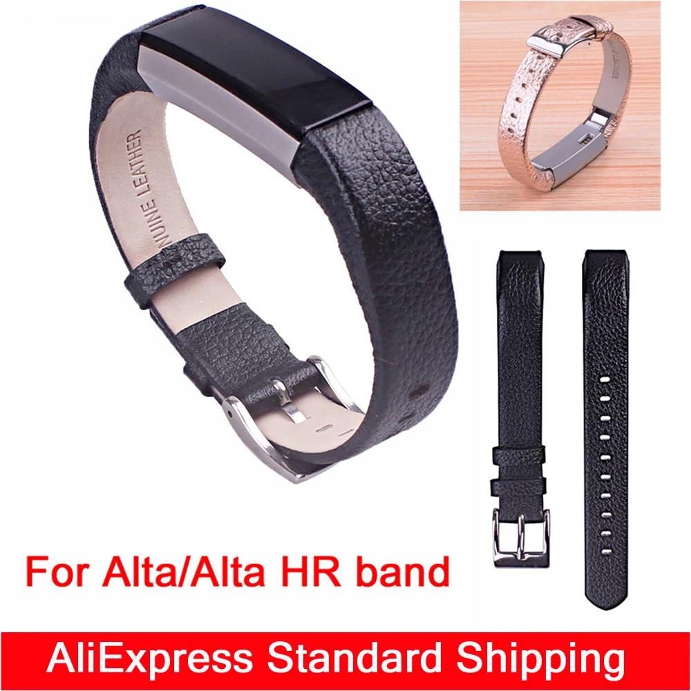 Hoge Kwaliteit Pols Band Voor Fitbit Alta Alta Hr Strap Echt Lederen Band Armband Fitness Tracker Banda Bandje Aliexpress