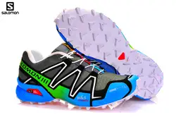 Salomon speed Cross 3 CS III мужские спортивная амортизация кроссовки черный белый беговые кроссовки резиновые мужские спортивные кроссовки eur 40-46