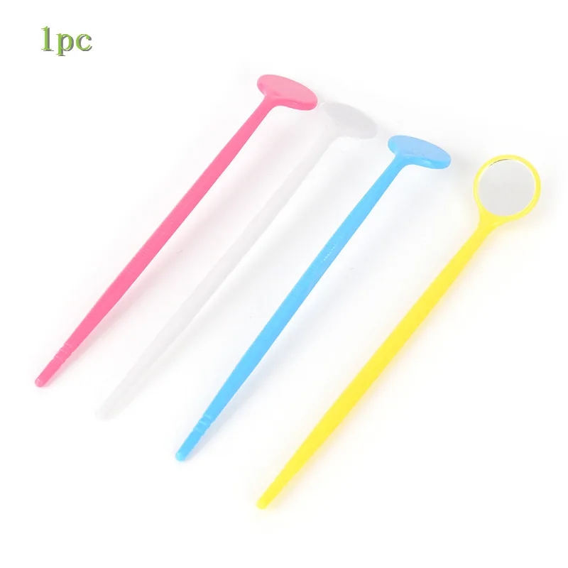Cute Cheap Produtos Odontologicos Dentist Tools Colorful Dental Tooth Mirror Plastic Dental Mirror