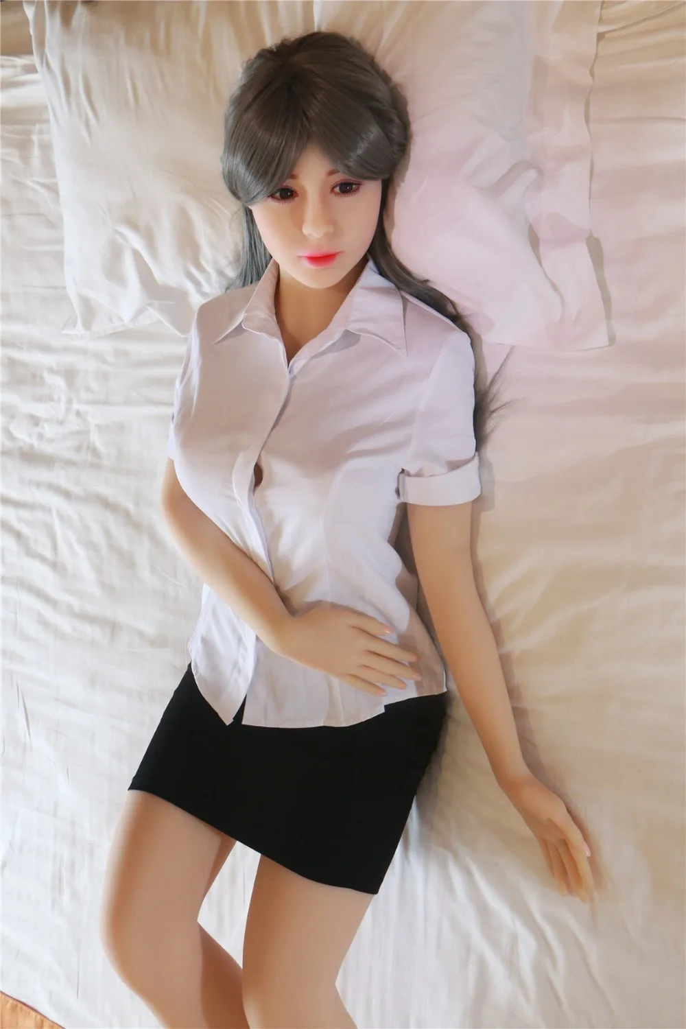 cheap Adult lifelike Asian real silicone sex dolls mannequin (5)