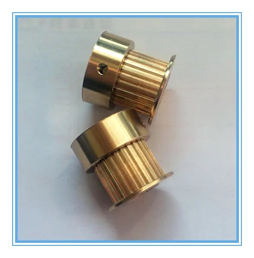 

20 teeth T2.5 brass timing pulley 10mm belt width 8mm bore 30pcs