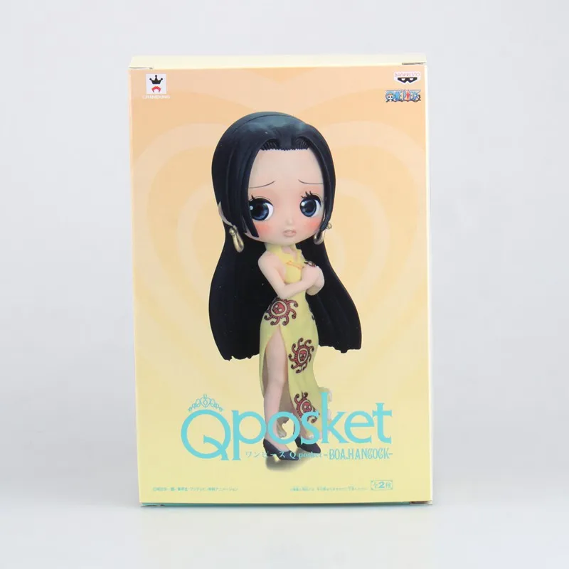 2017 New One Piece Q Posket Girls Season Special Boa Hancock PVC Action Figures Toys Kawaii Big Eyes Hancock Dolls 14cm  (21)