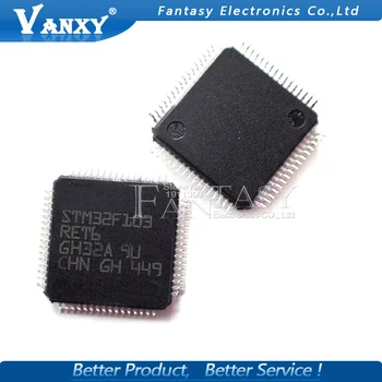 

10PCS STM32F103RET6 QFP64 STM32F103 QFP ARM new and original IC