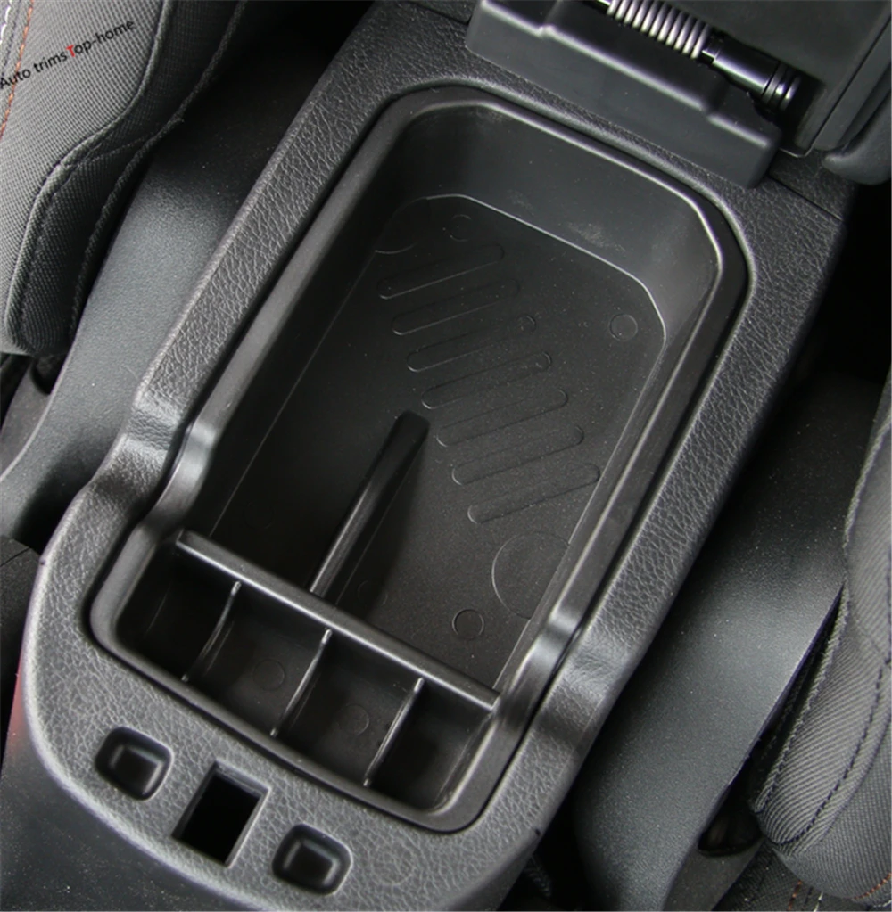 

For Jeep Compass 2017 Plastic Central Armrest Storage Pallet Container Box Cover Trim 1 Pcs / Molding Garnish