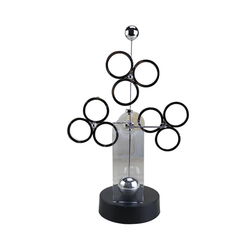 

Home Decor Rotation Circle Educational Toy Perpetual Object for Children Physics Science Metal Balance Ball Decoration Crafts