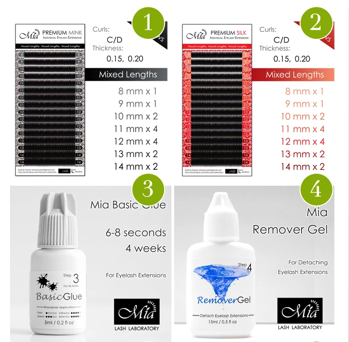 Стартовый набор для наращивания ресниц|permanent eyelashes kit|semi permanent eyelashespermanent |