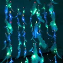 DIY 300 светодиодный с перо для рукоделия оконная гирлянда для штор Cooper проволока Свадебная вечеринка для дома сада улицы внутренние настенные украшения