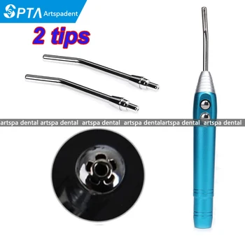 

Dental Color Air Water Spray Triple 3 Way Syringe Handpiece + 2 Nozzles Tips Tubes