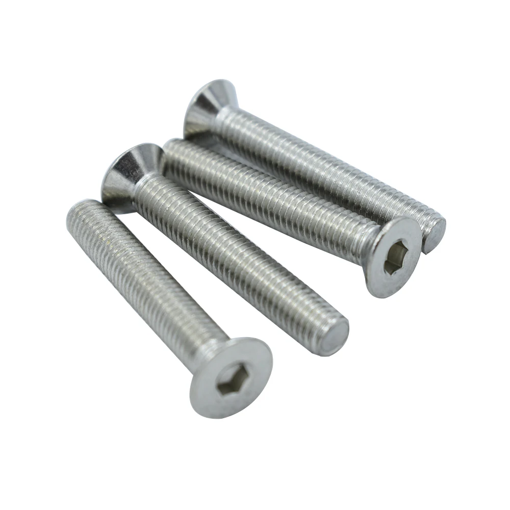 DIN7991 304 Stainless Steel M12 Hexagonal Countersunk Screws Flat Head