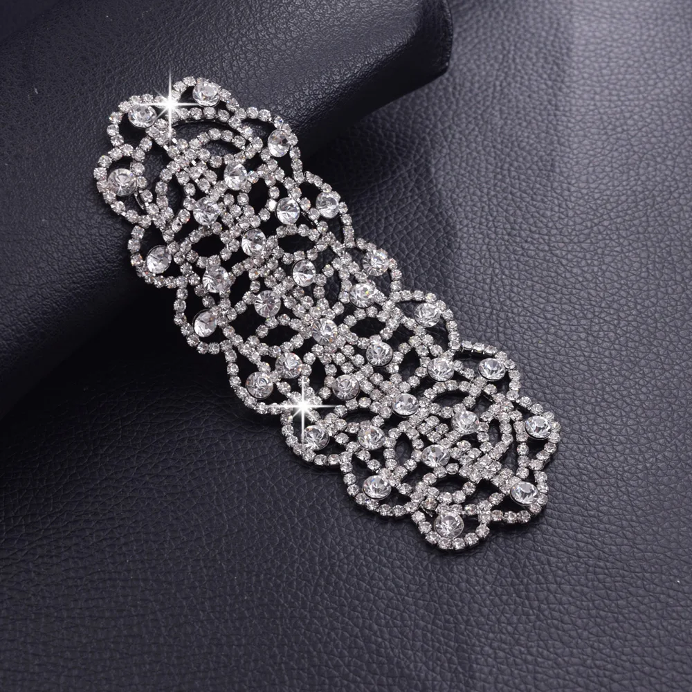 Rhinestones appliques for wedding dress (2)