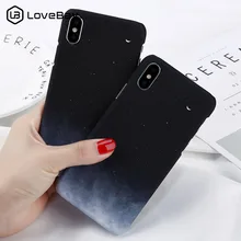 Lovebay Hard Plastic Phone Case For iPhone X XR XS Max 8 7 6 6s Plus PC Back Cover Cartoon Starry Sky Moon Ultra-thin Cases Lovebay Hard Plastic Phone Case For iPhone X XR XS Max 8 7 6 6s Plus PC Back Cover Cartoon Starry Sky Moon Ultra-thin Cases