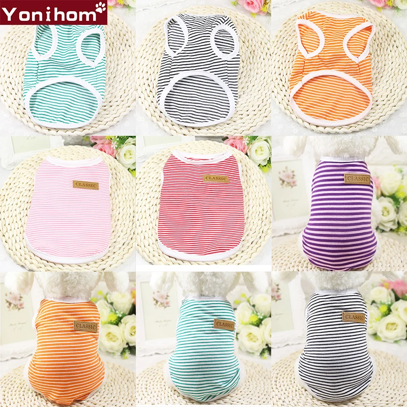 Dog Vest Tshirt Cartoon Cheap Dog Clothes for Small Dogs Summer Cute Soft Pet Clothes for Small Dogs Cat Puppy Chihuahua Clothes