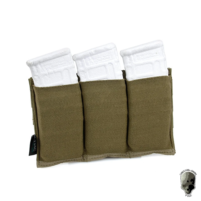 

TMC Triple M4 Pouch FAST Magazine Molle Airsoft Wargame Gear Paintball Equipment MAG Tactical Triple Magazine Pouch 2269