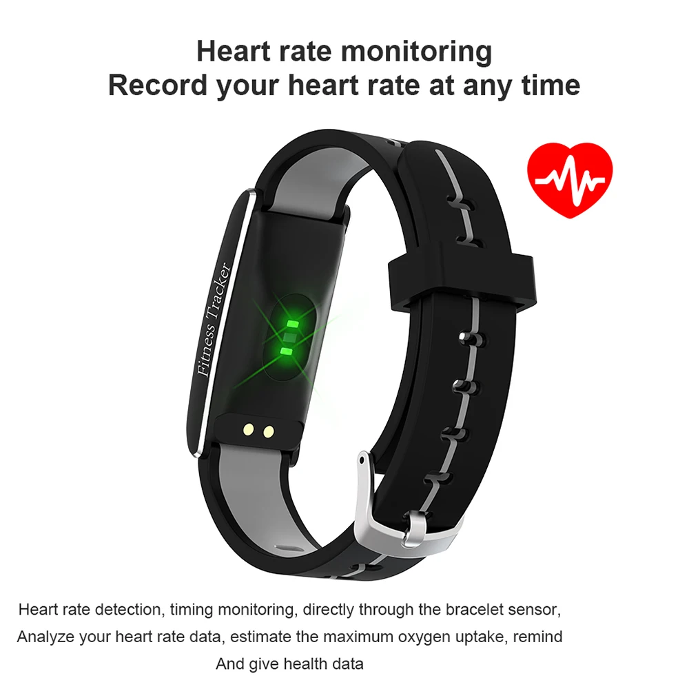 Fitness Bracelet IP68 Waterproof Heart Rate Monitor Blood Pressure F10C Smart Band Activity Tracker Pedometer Men Women