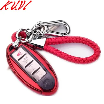 

Key Case Cover TPU Shell Fob Remote Protection Case For Nissan 370Z Altima GT-R Maxima Murano Rogue Sentra Cube Versa Juke Leaf