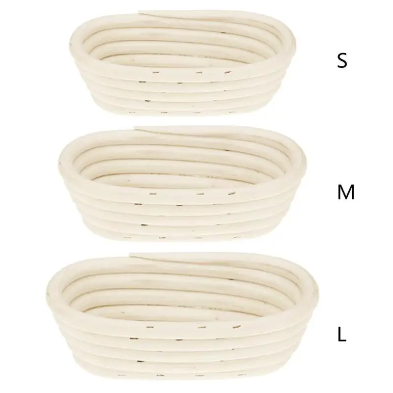 Кухонная корзина из ротанга ферментация натуральный Багет Тесто хлеб Массовая страна случае чаша для хранения пищевых продуктов лоток домашние наборы для десерта