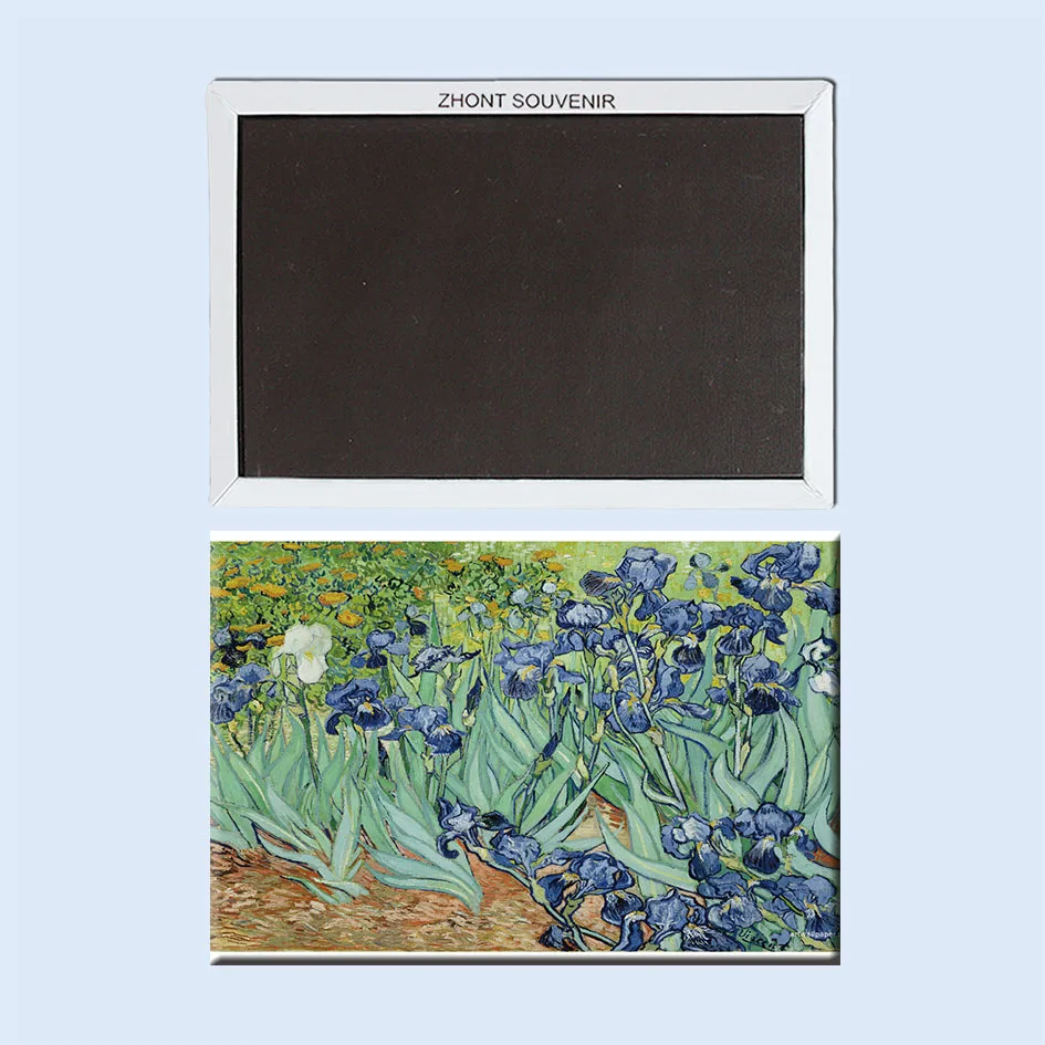 

Famous painting of Vincent Van Gogh Flowers 22456 , fridge magnet museum souvenirs ;fridge magnet gift