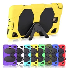 For Samsung Galaxy TAB A 8.0 T350 T351 T355 Armor Hybrid Shockproof Kickstand Case Cover W/ Bulit-in Front Protective Film