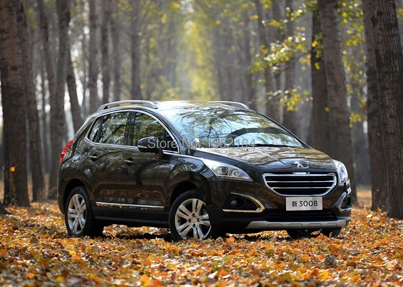 Авто зеркало заднего вида крышка для peugeot 3008 2013, ABS хром, 4 шт./партия