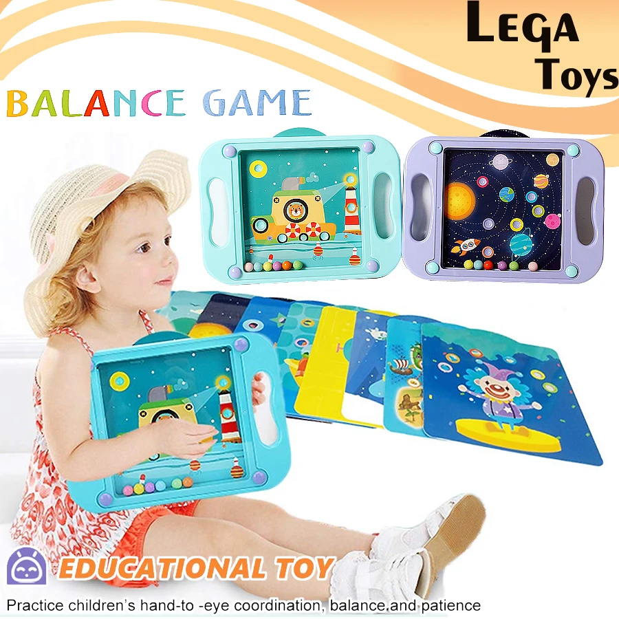 Maze Ball Balance Puzzle Labyrinth Mind Brain Game with 10 Scenes Cards  Educational Learning Puzzle Toy for Developing Patience|Puzzles| -  AliExpress