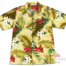 2013 летняя рубашка с коротким рукавом размера плюс с большим принтом повседневная мужская одежда гавайская рубашка 2XL 3XL