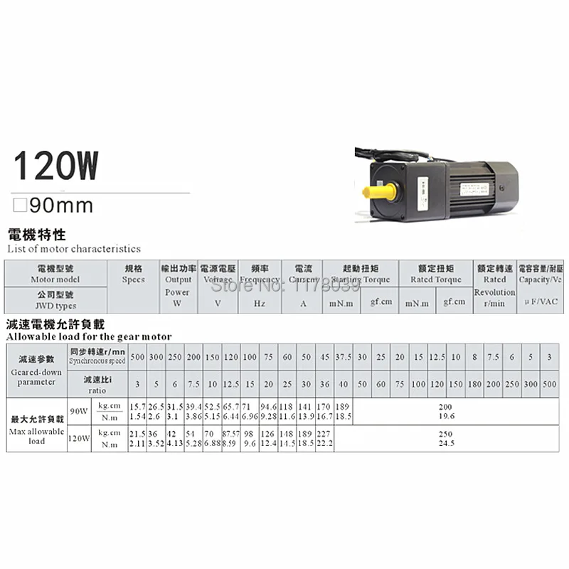 120 Вт 220 В переменного тока мотор-редуктор переменного тока с переменной передачей вперед/разворот редуктор двигателя коэффициент уменьшения 1:10 135 об/мин, контроллер регулятора двигателя, J17188