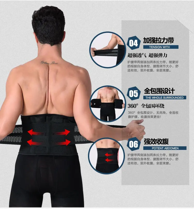 Stylish Men Tight Bellyband Waist Belt Beer Belly Elastic Corset Slimming Body Protected Shaping Band Belt (9)