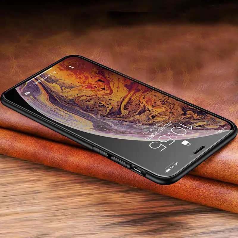 Чехол из натуральной кожи для Iphone X 11 12 Pro чехол XS Max SE 2020 противоударный XR 7 8 Plus 12Mini