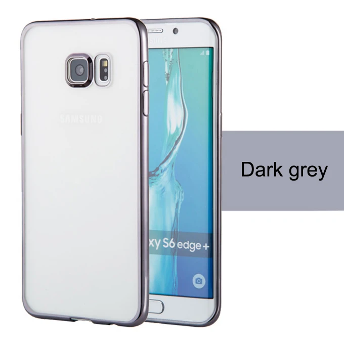 Роскошный чехол Nephy с рамкой из ТПУ для Samsung Galaxy S5 S6 S7 Edge Plus ультратонкий