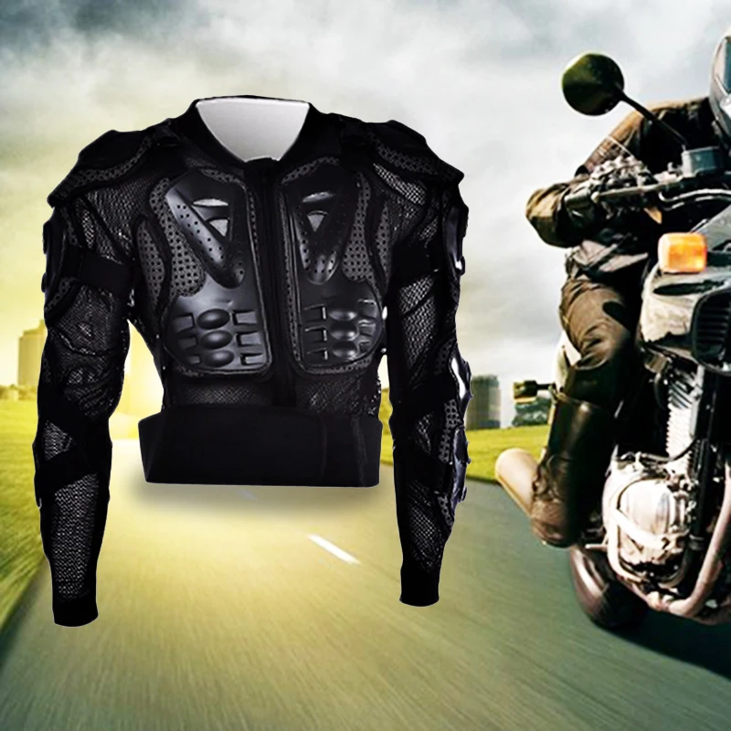 

Motorcycle Body Armor Protective Jacket Black Professional Body Protector Armor Protective Gear Racing Motorcycle Moto