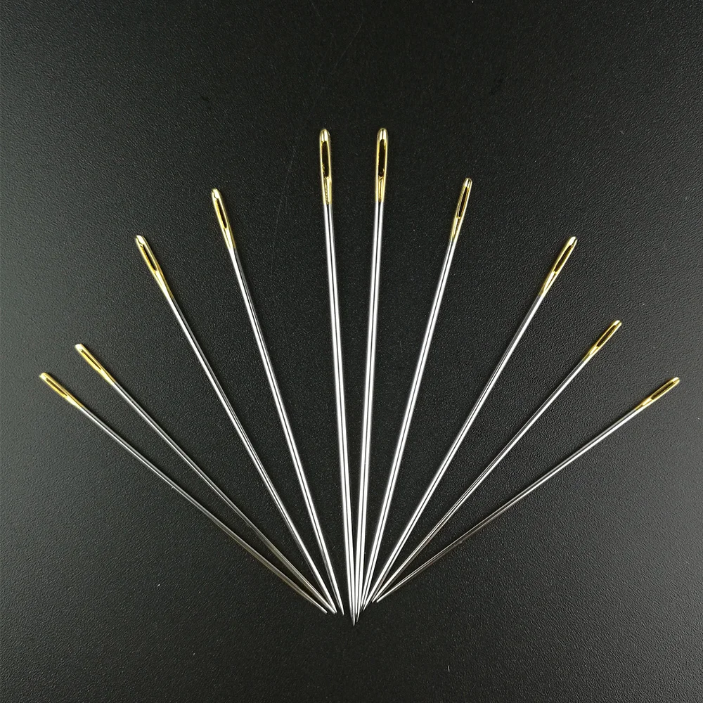 100PCs Sewing Pins Needles Household Repair Set Self threading Hand