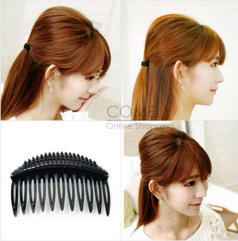 Bump It Up Inserts Hair Styling Comb Front Back Top Hair Volumized
