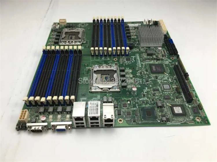 Относится к материнской плате X58 LGA 1366 4 Сетевой порт поддержка платы с двумя